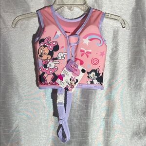 Disney Pink and Purple Minnie Mouse Swim Vest